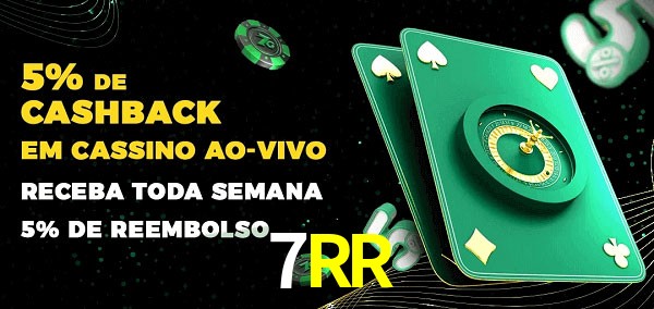 Promoções do cassino ao Vivo 7RR